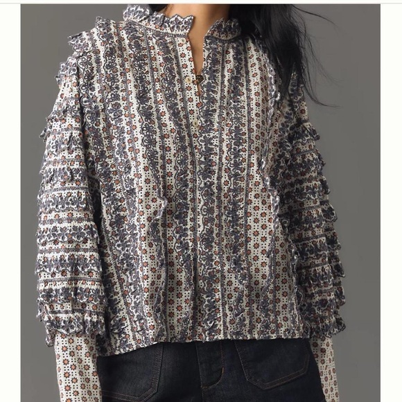 NWT Anthropologie Millie top women’s XL so cute and quality is excellent - Picture 5 of 8